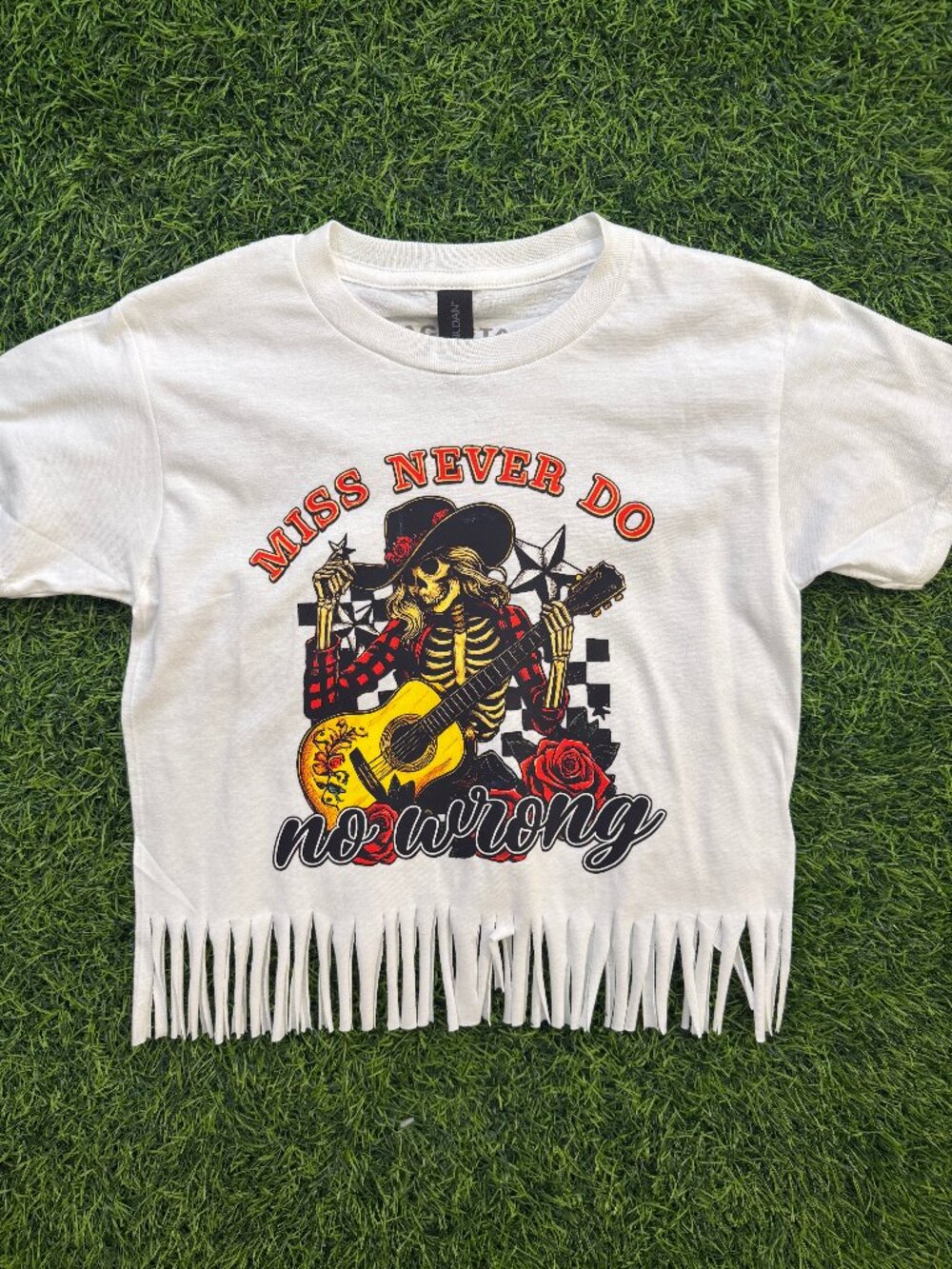 NWT Wallen Youth Fringe Tee
